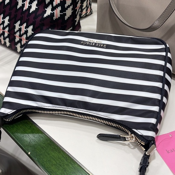 KATE SPADE
The Little Better Sam Stripe Small Shoulder Bag in BlackClotted Cream - Picture 16 of 16